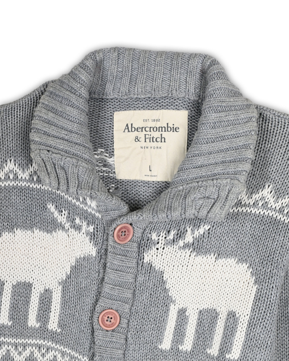 ABERCROMBIE & FITCH SWEATER - L