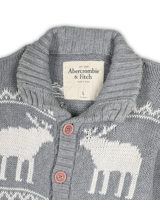 ABERCROMBIE & FITCH SWEATER - L