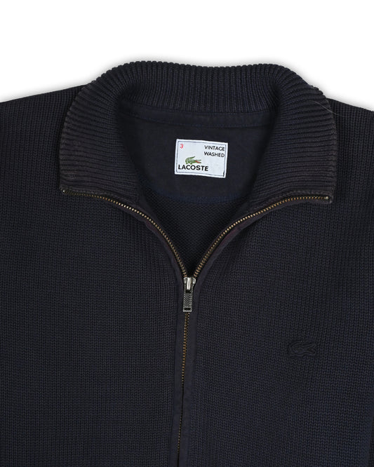 LACOSTE FULL-ZIP SWEATER - S