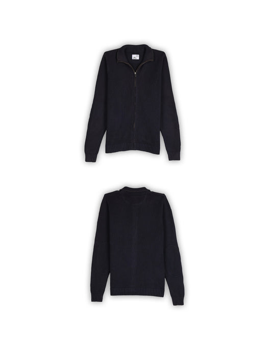 LACOSTE FULL-ZIP SWEATER - S
