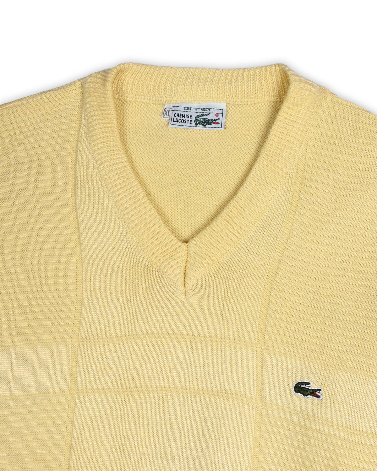 90'S CHEMISE LACOSTE SWEATER - XL