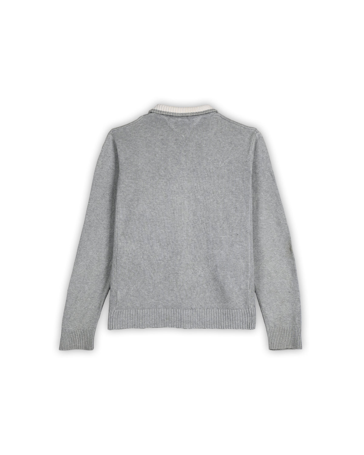TOMMY HILFIGER FULL-ZIP SWEATER - XL