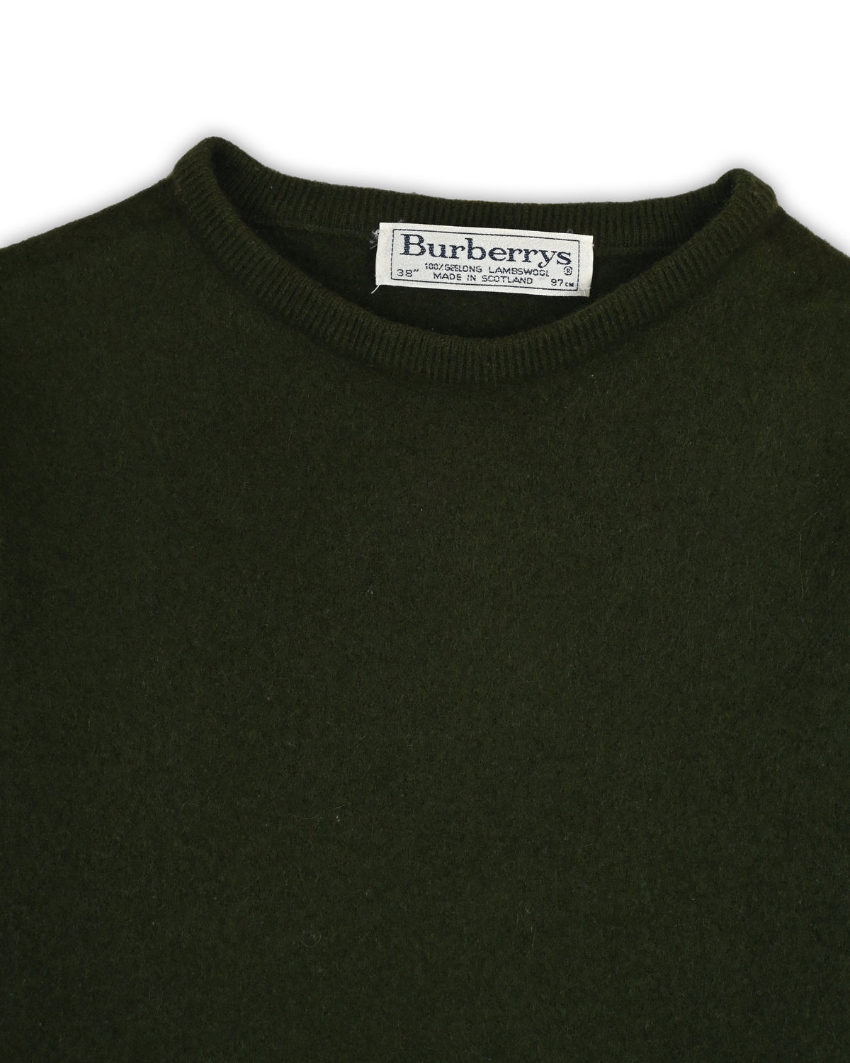 BURBERRY LAMBSWOOL SWEATER - XS