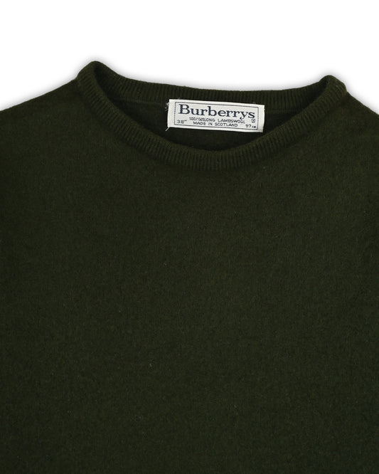 BURBERRY LAMBSWOOL SWEATER - XS