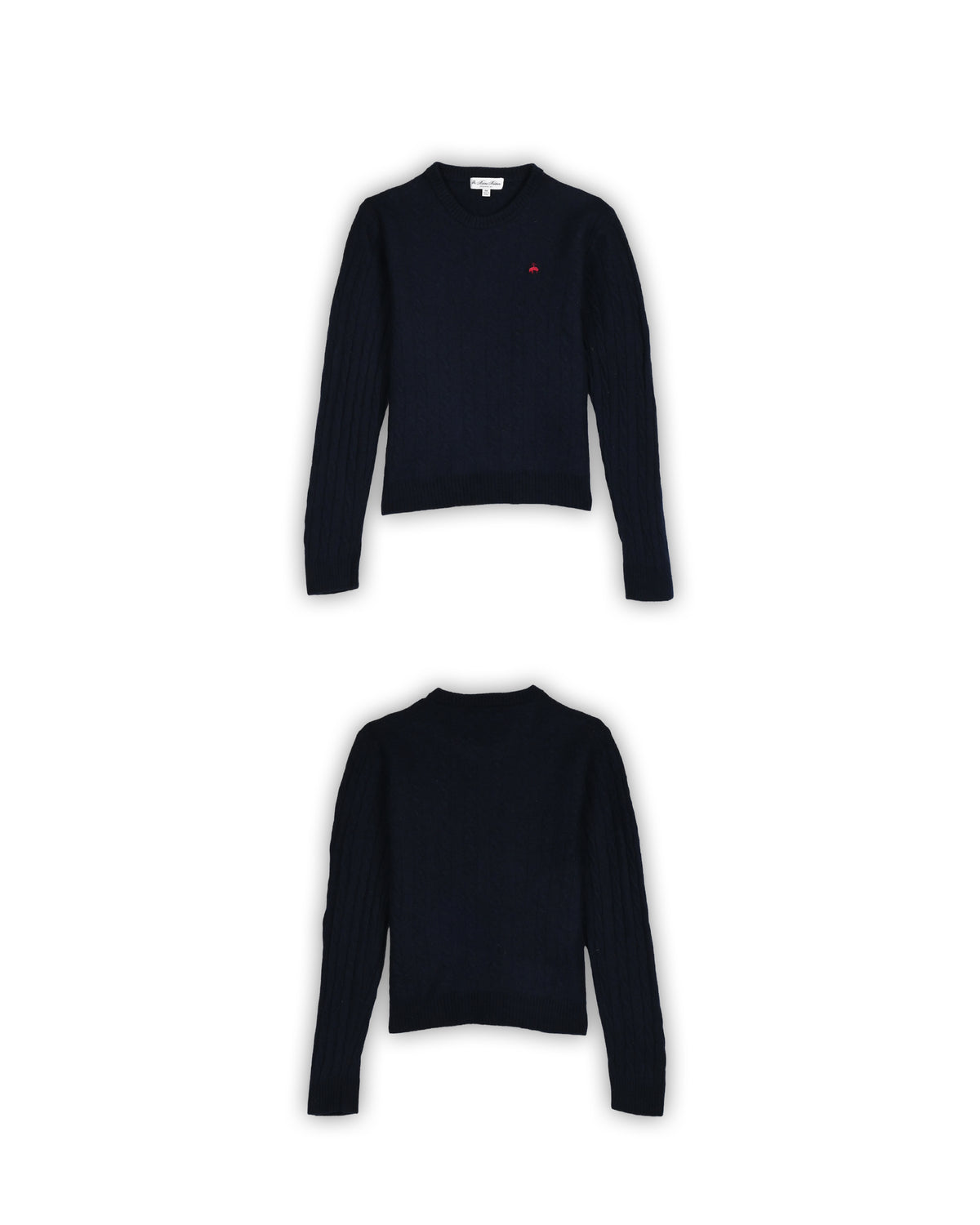 BROOKS BROTHERS WOOLEN WOMEN'S CABLE KNIT - XXL