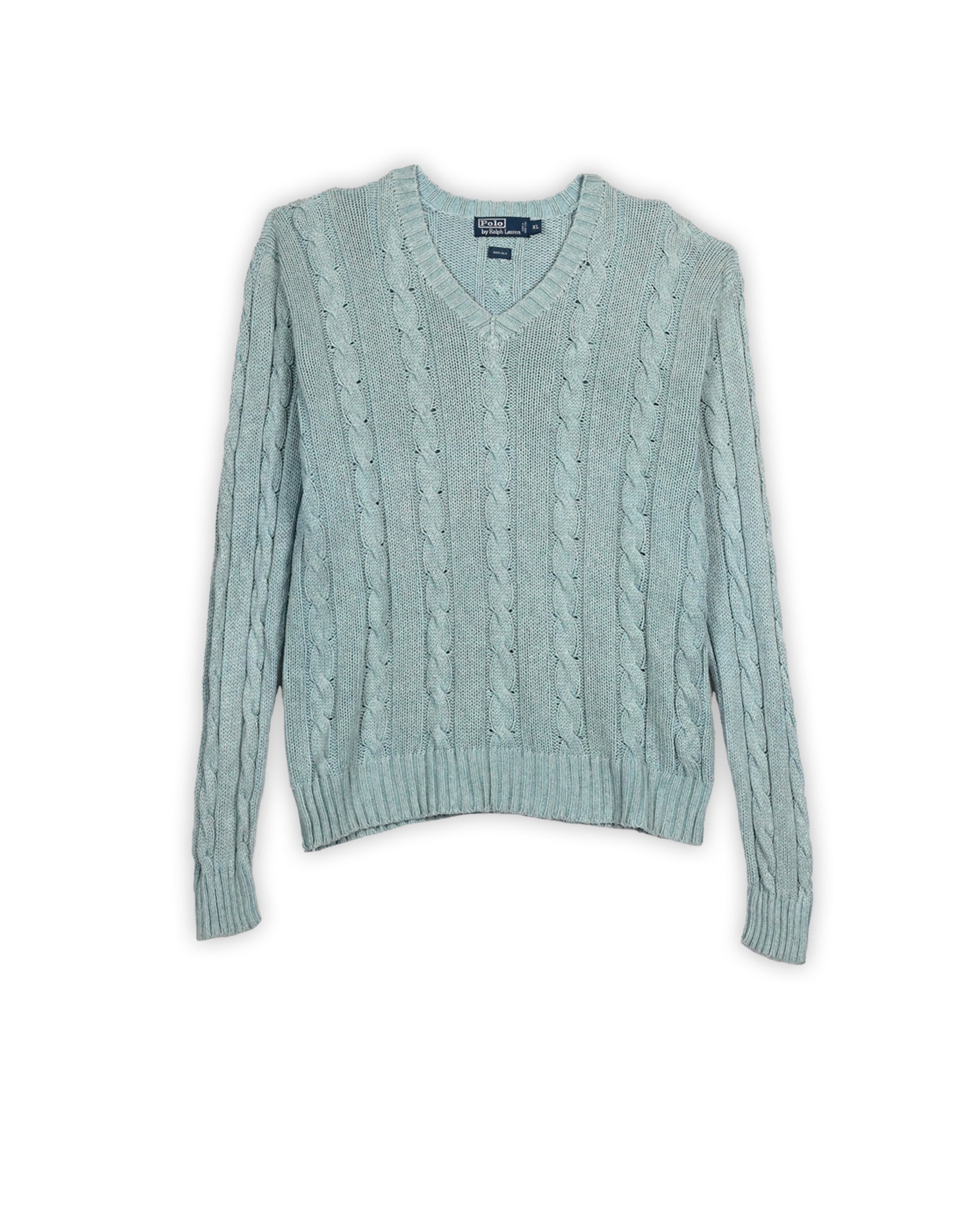 POLO RALPH LAUREN SILK SWEATER - XL