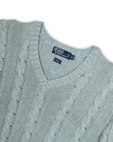 POLO RALPH LAUREN SILK SWEATER - XL