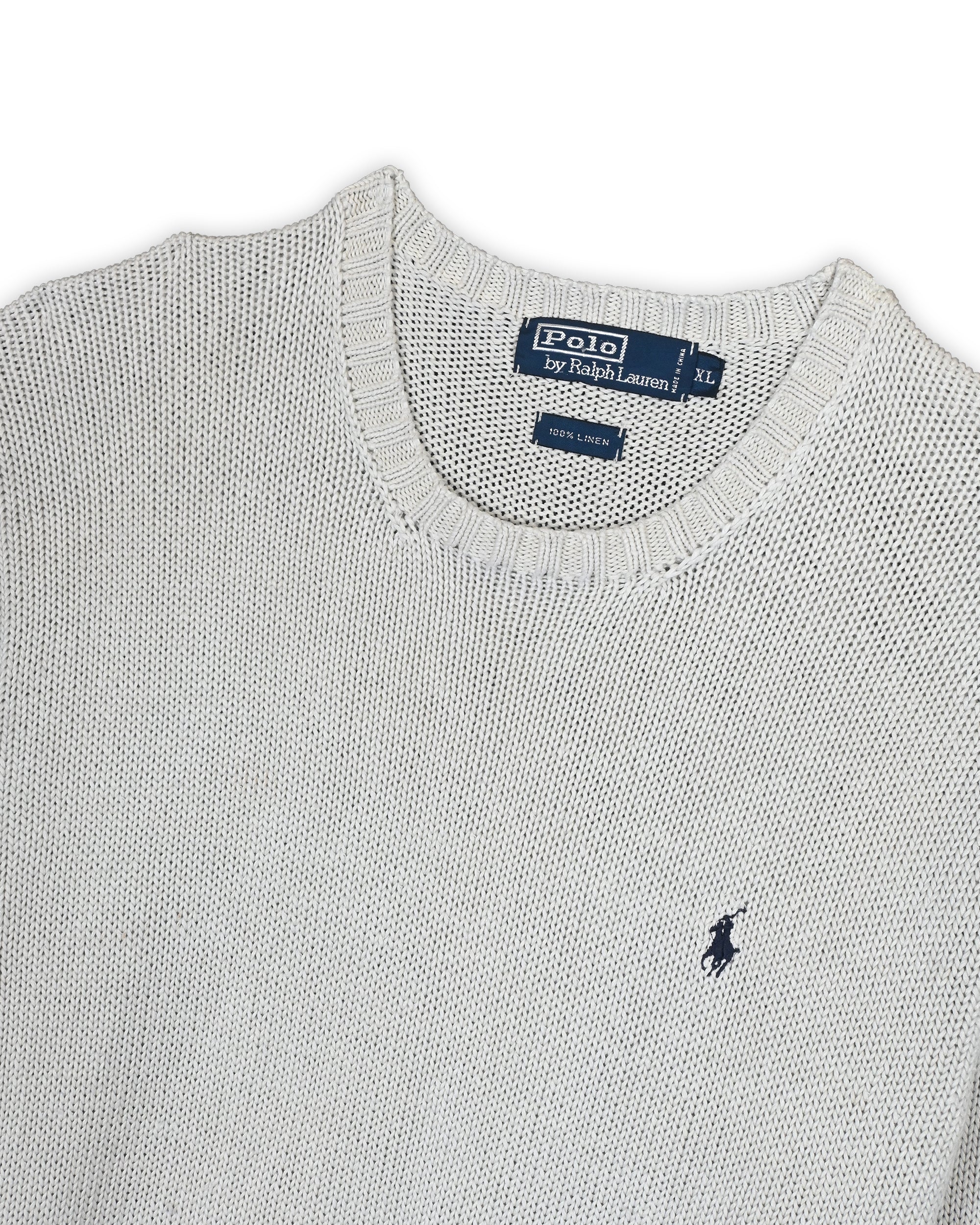 POLO RALPH LAUREN LINEN SWEATER - XL