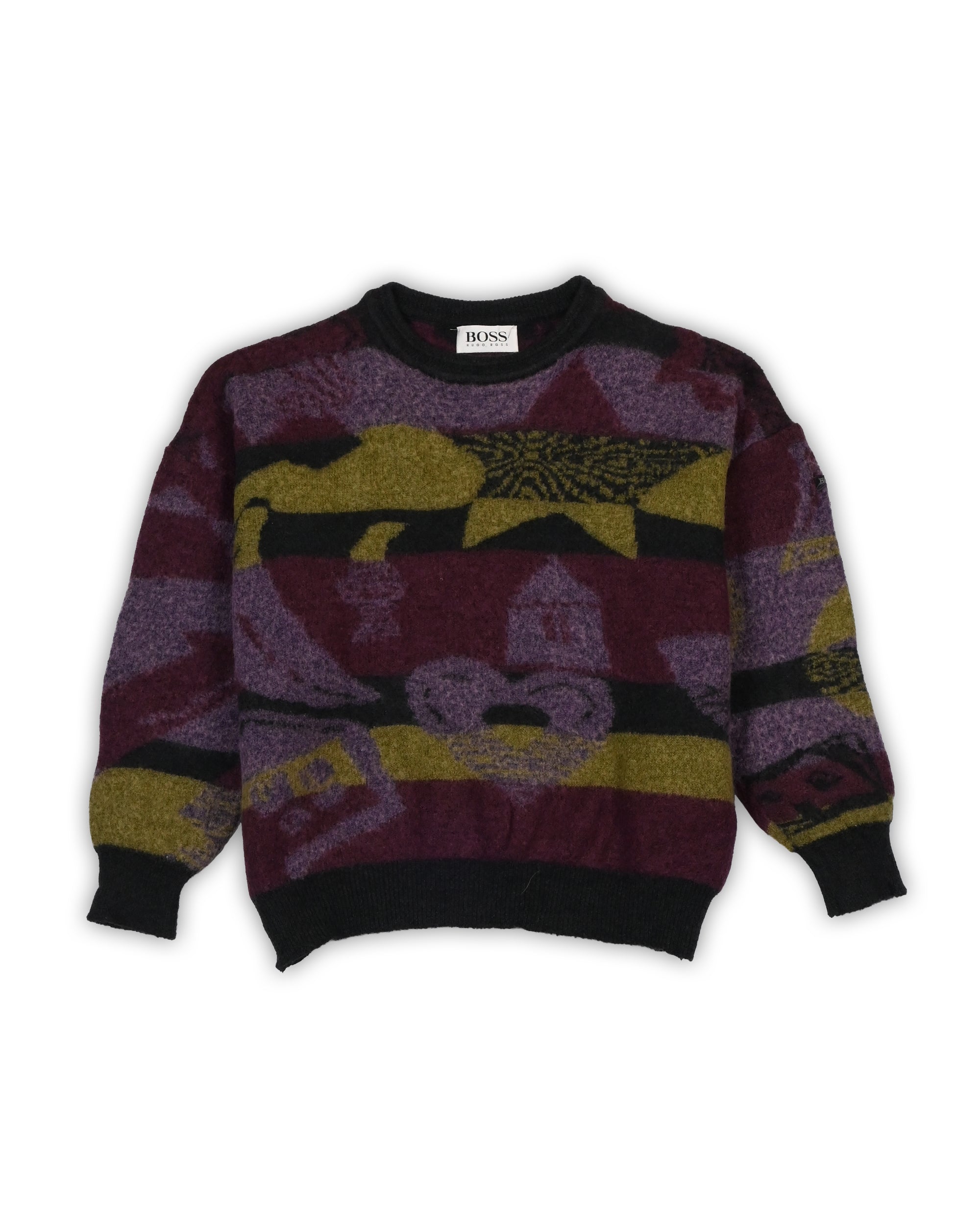 BOSS WOOL SWEATER - M