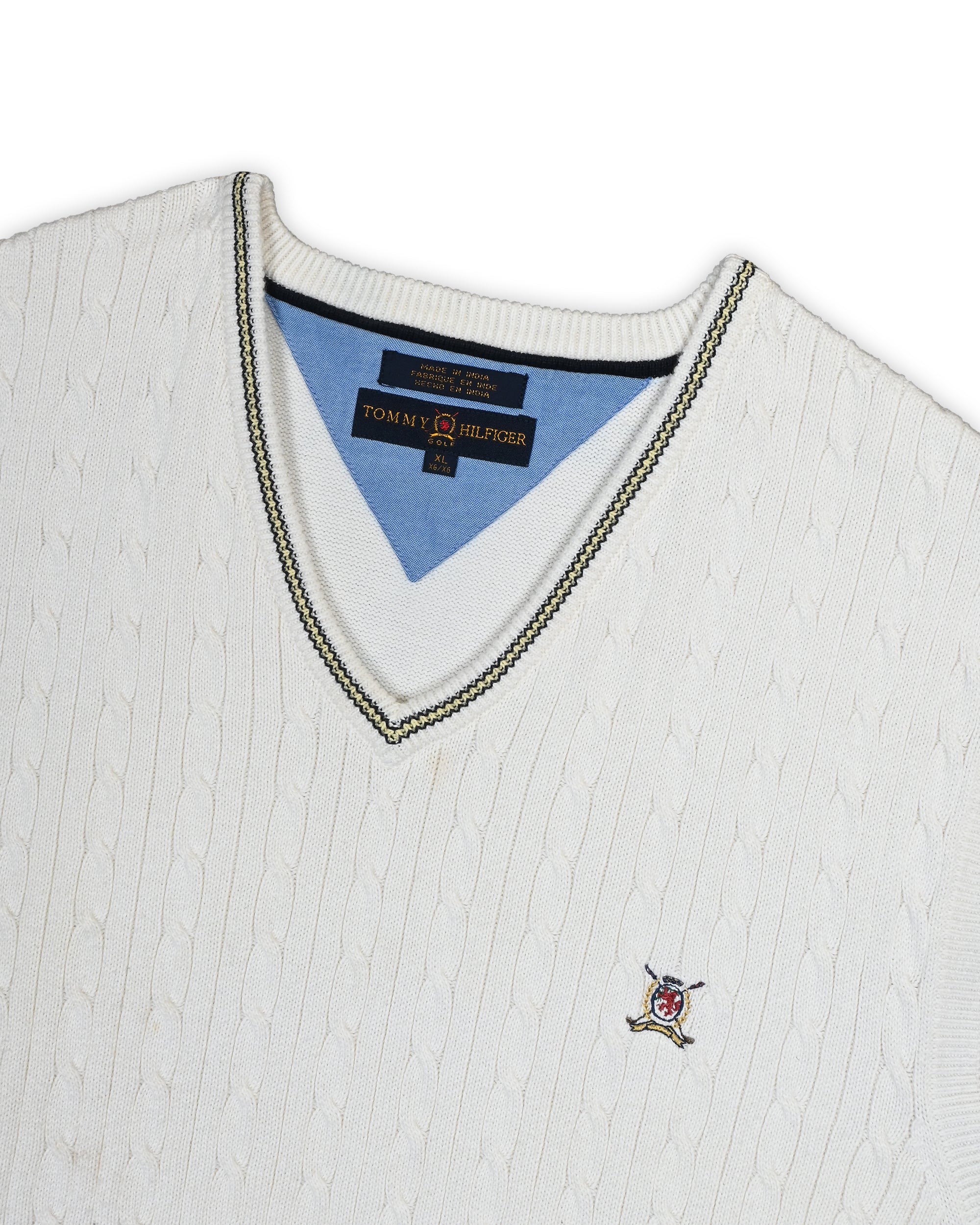 TOMMY HILFIGER GOLF SWEATER - XL