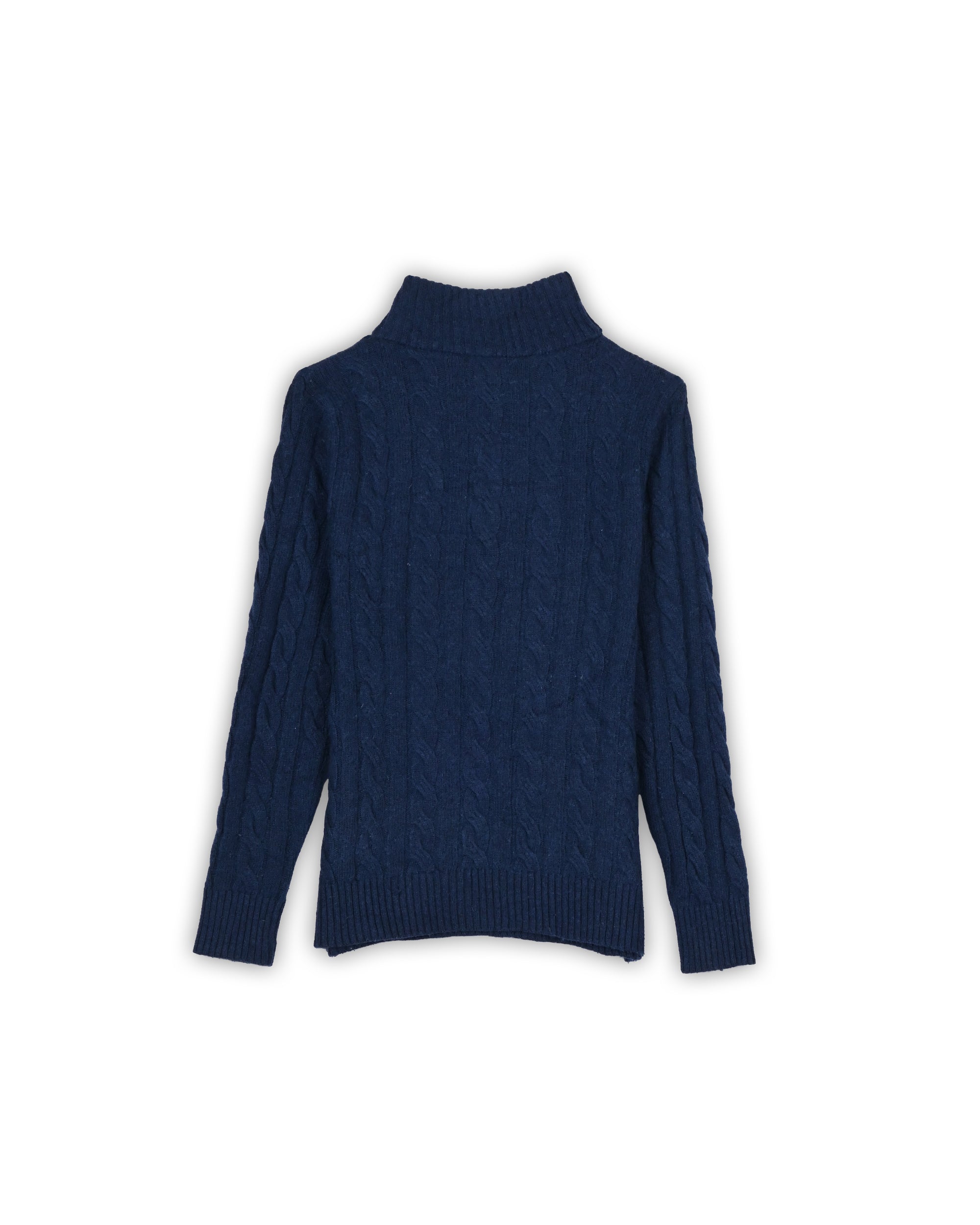 POLO RALPH LAUREN CABLE KNIT ZIPPER - M