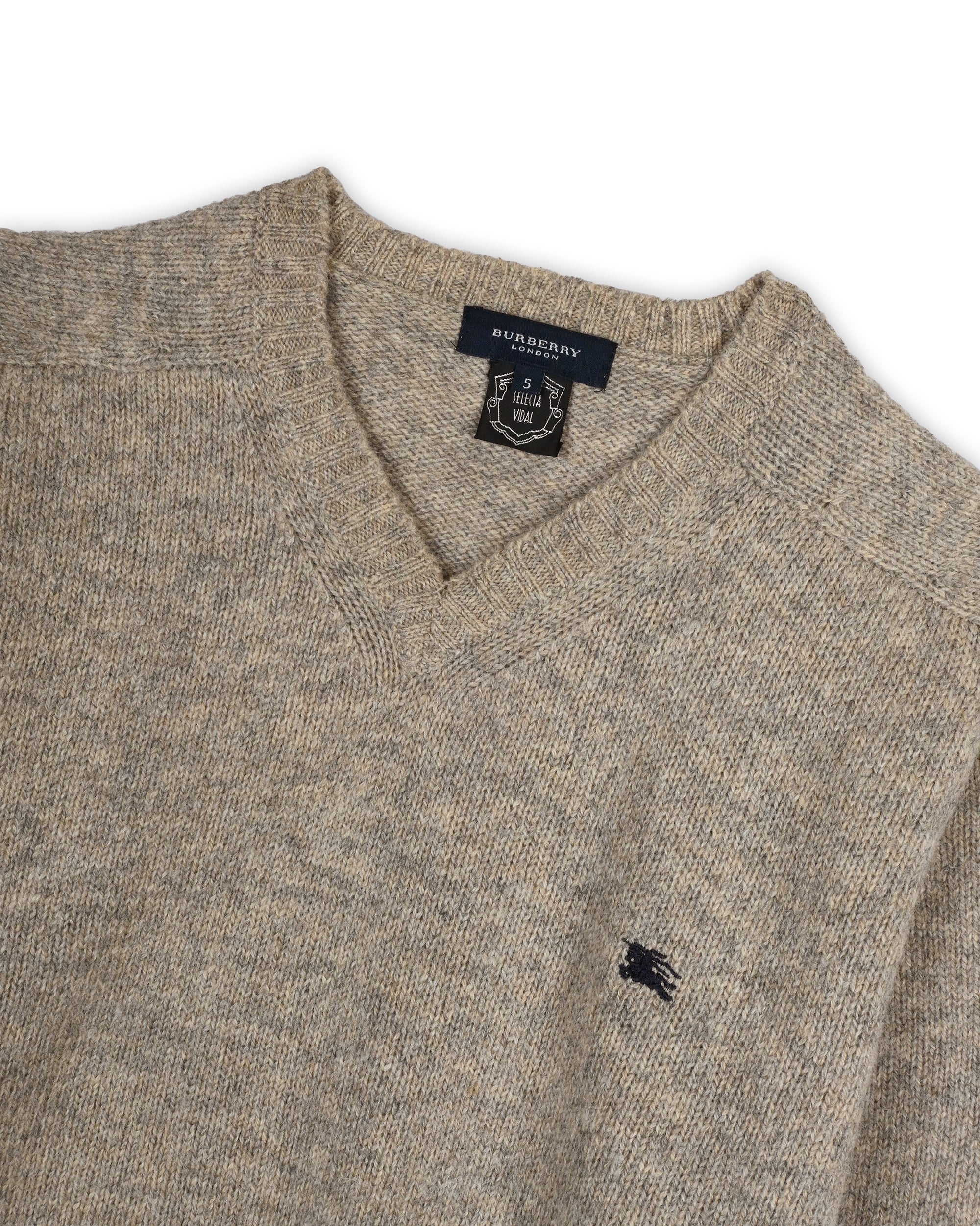 BURBERRY WOOL SWEATER - L