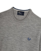 FREDPERRY MERINO WOOL SWEATER - M