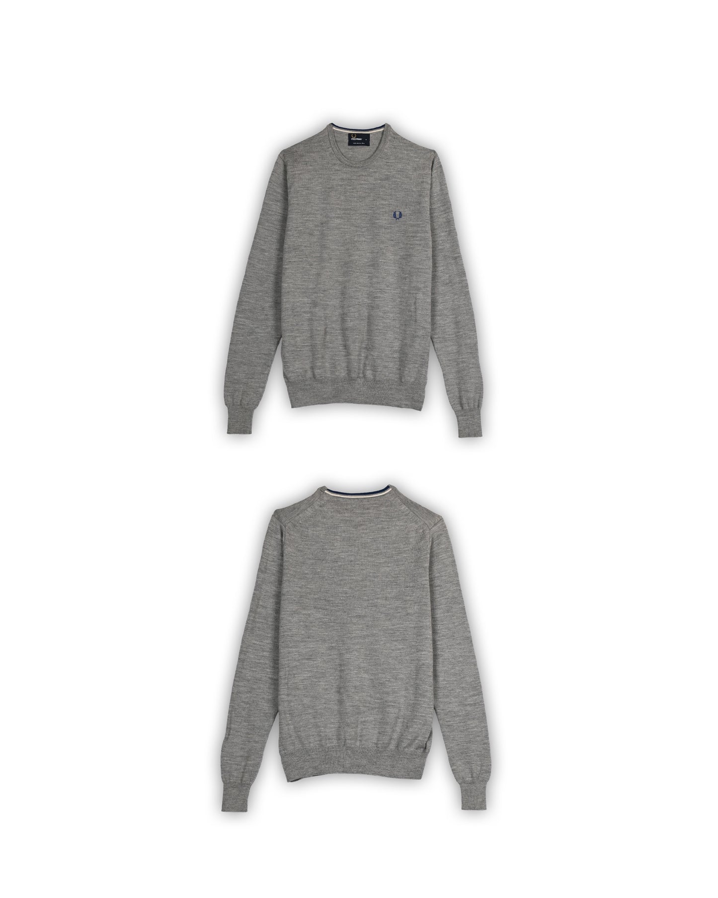 FREDPERRY MERINO WOOL SWEATER - M