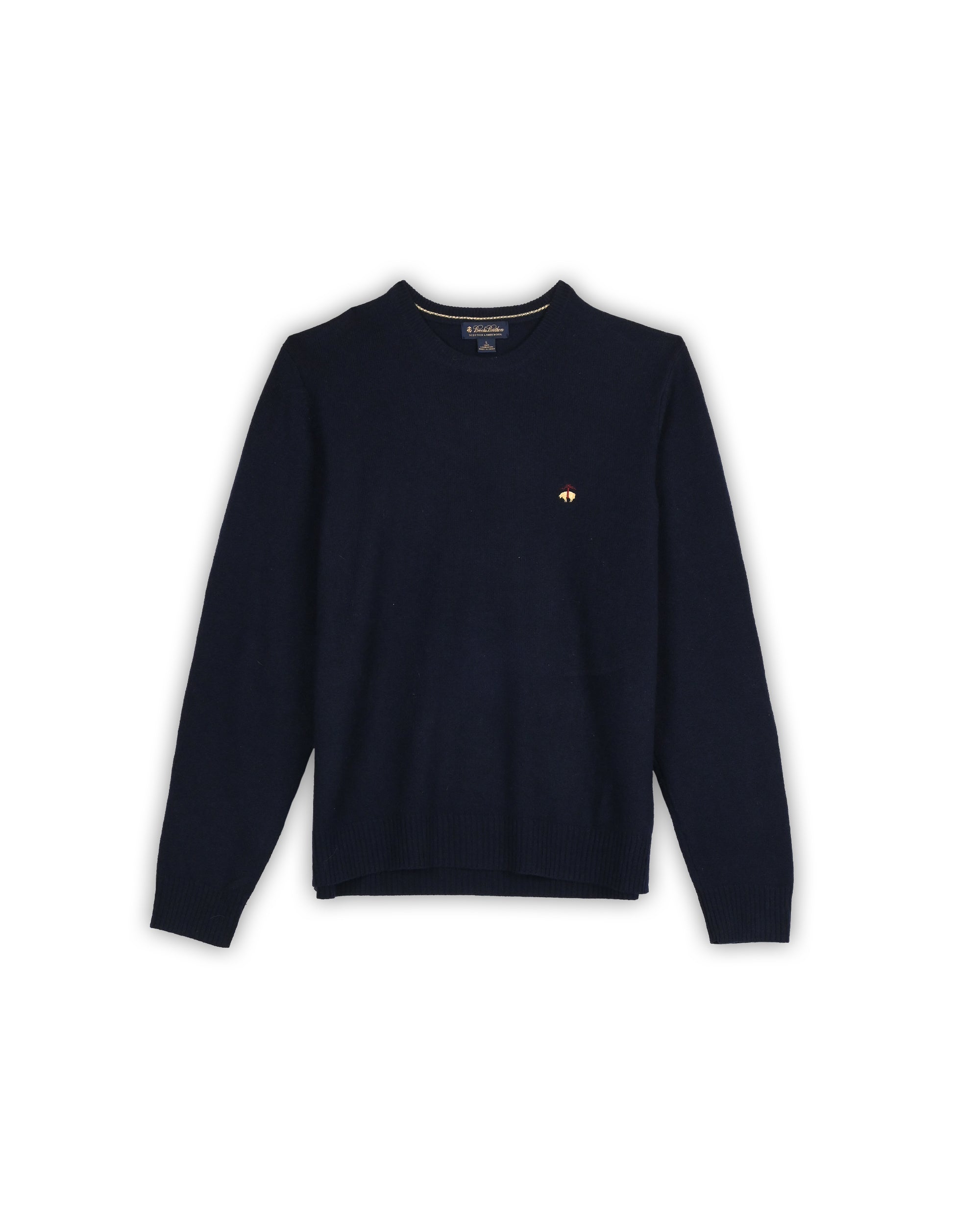 BROOKS BROTHERS LAMBSWOOL SWEATER - L