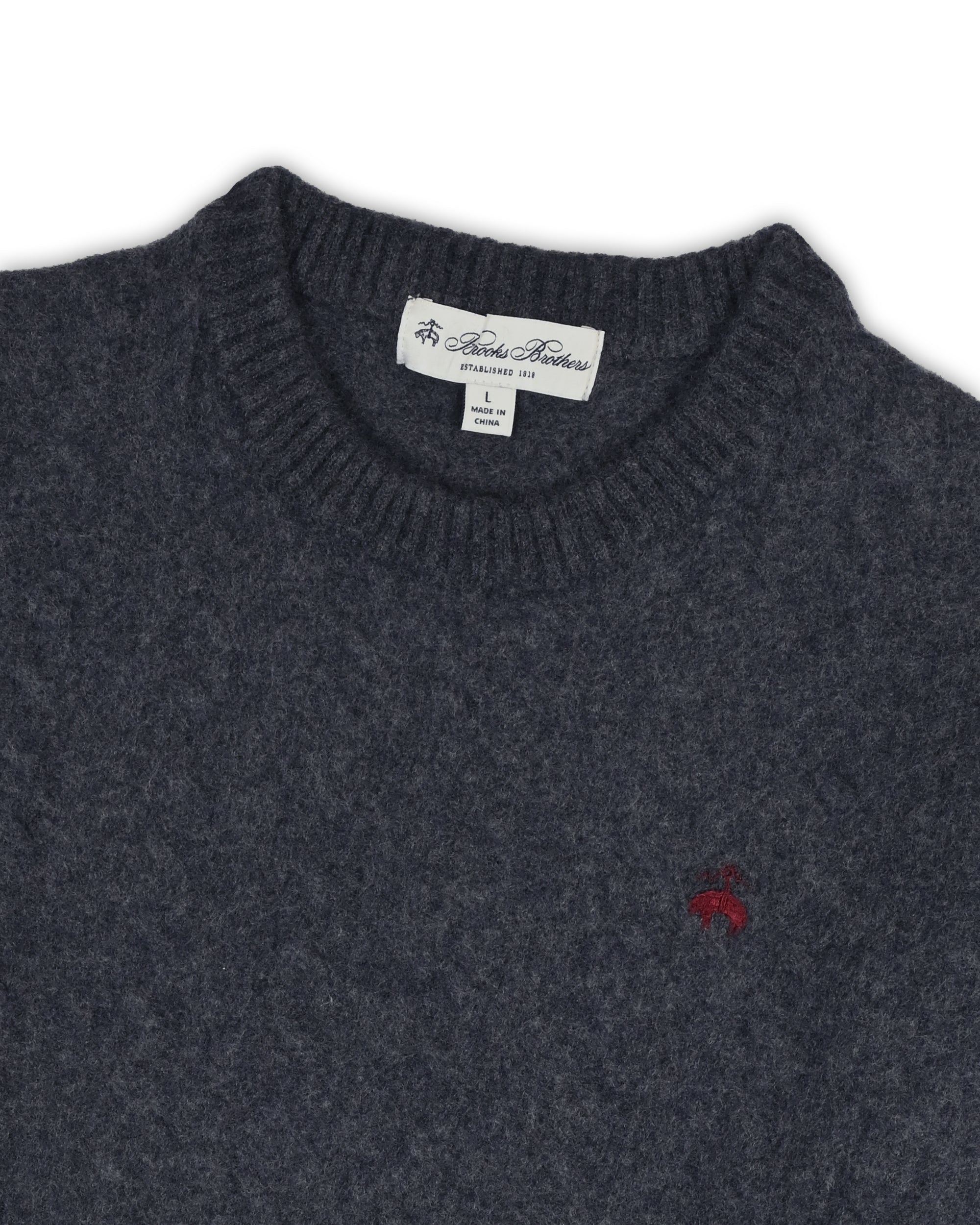 BROOKS BROTHERS WOOL SWEATER - L