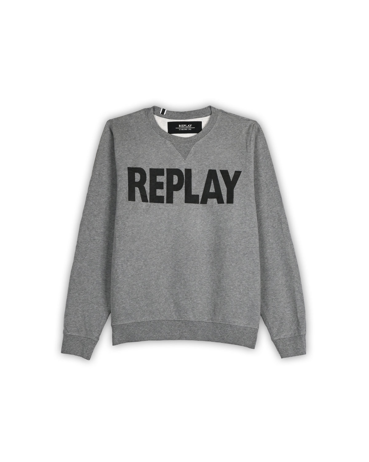 REPLAY LOGO CREWNECK SWEATSHIRT - S