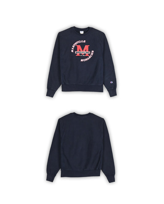 90'S CHAMPION MARSVILLE WRESTLING CREWNECK - M