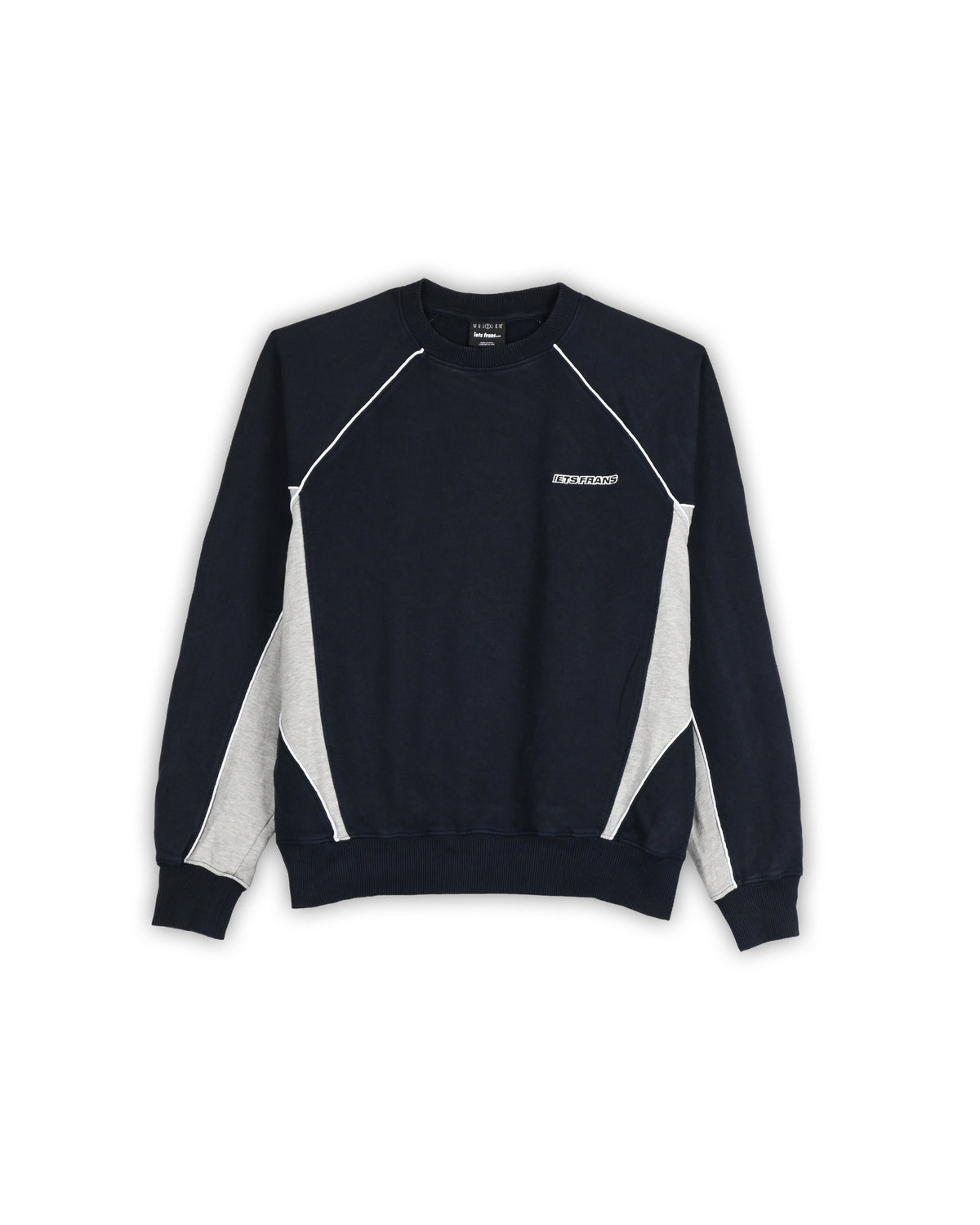 IETS FRANS CONTRAST PANEL CREWNECK - M