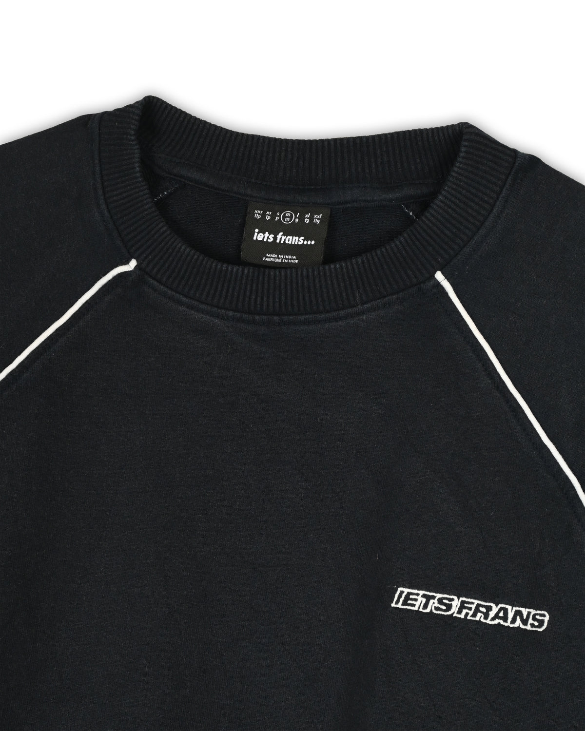 IETS FRANS CONTRAST PANEL CREWNECK - M