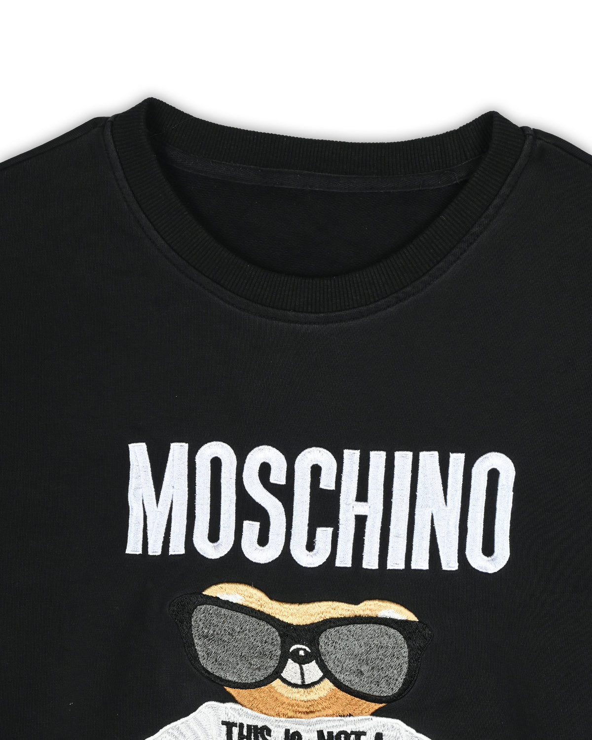 MOSCHINO TEDDY BEAR CREWNECK SWEATSHIRT - S