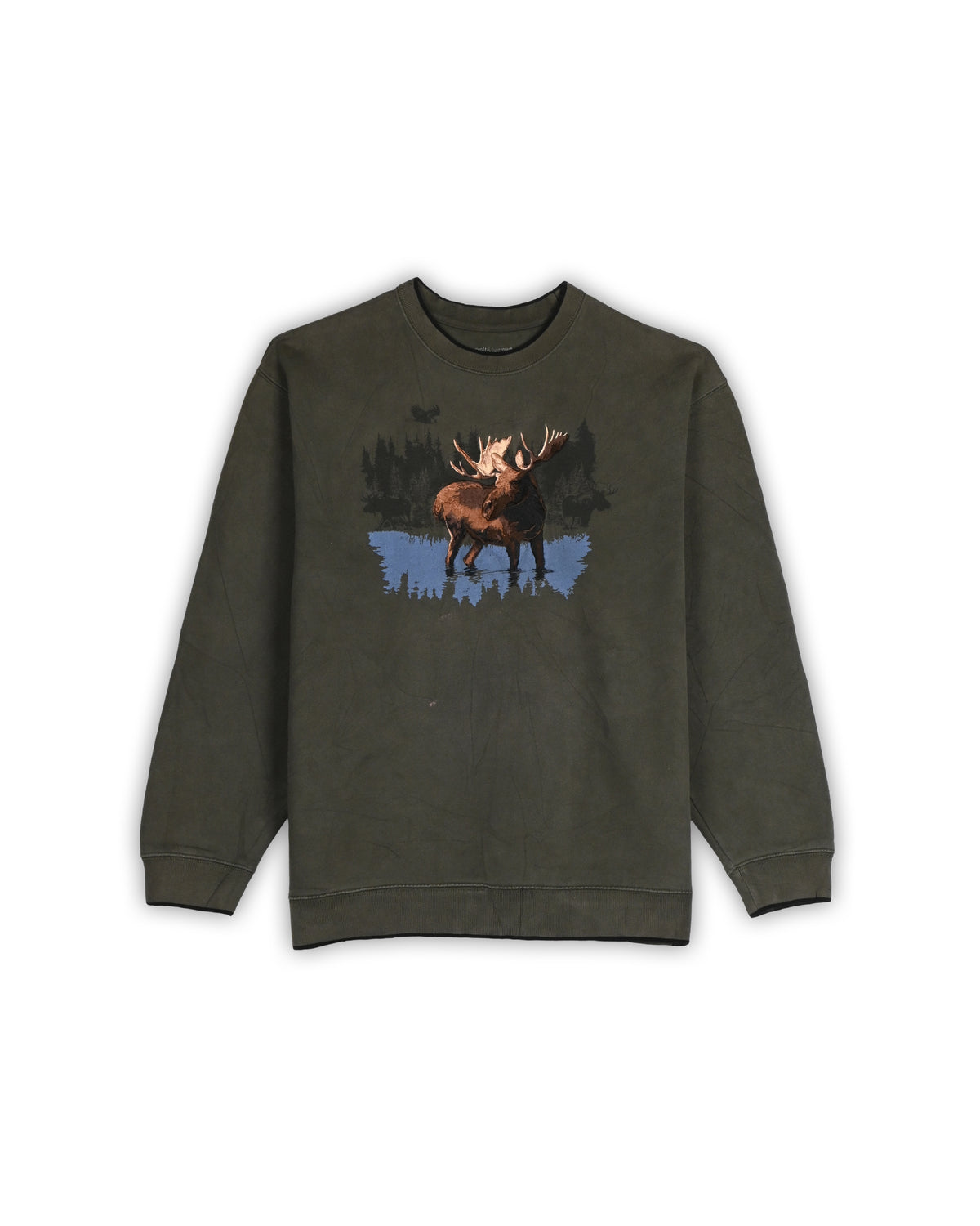 VINTAGE EMBROIDERED SWEATSHIRT - S