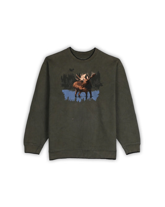 VINTAGE EMBROIDERED SWEATSHIRT - S