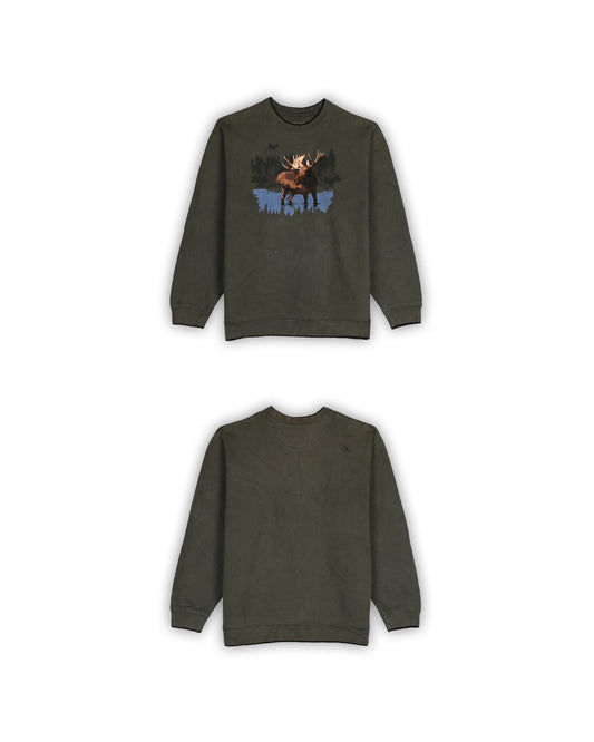 VINTAGE EMBROIDERED SWEATSHIRT - S