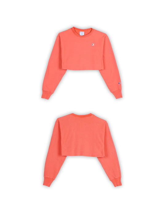 CHAMPION WOMEN'S CROPPED SWEATSHIRT - S