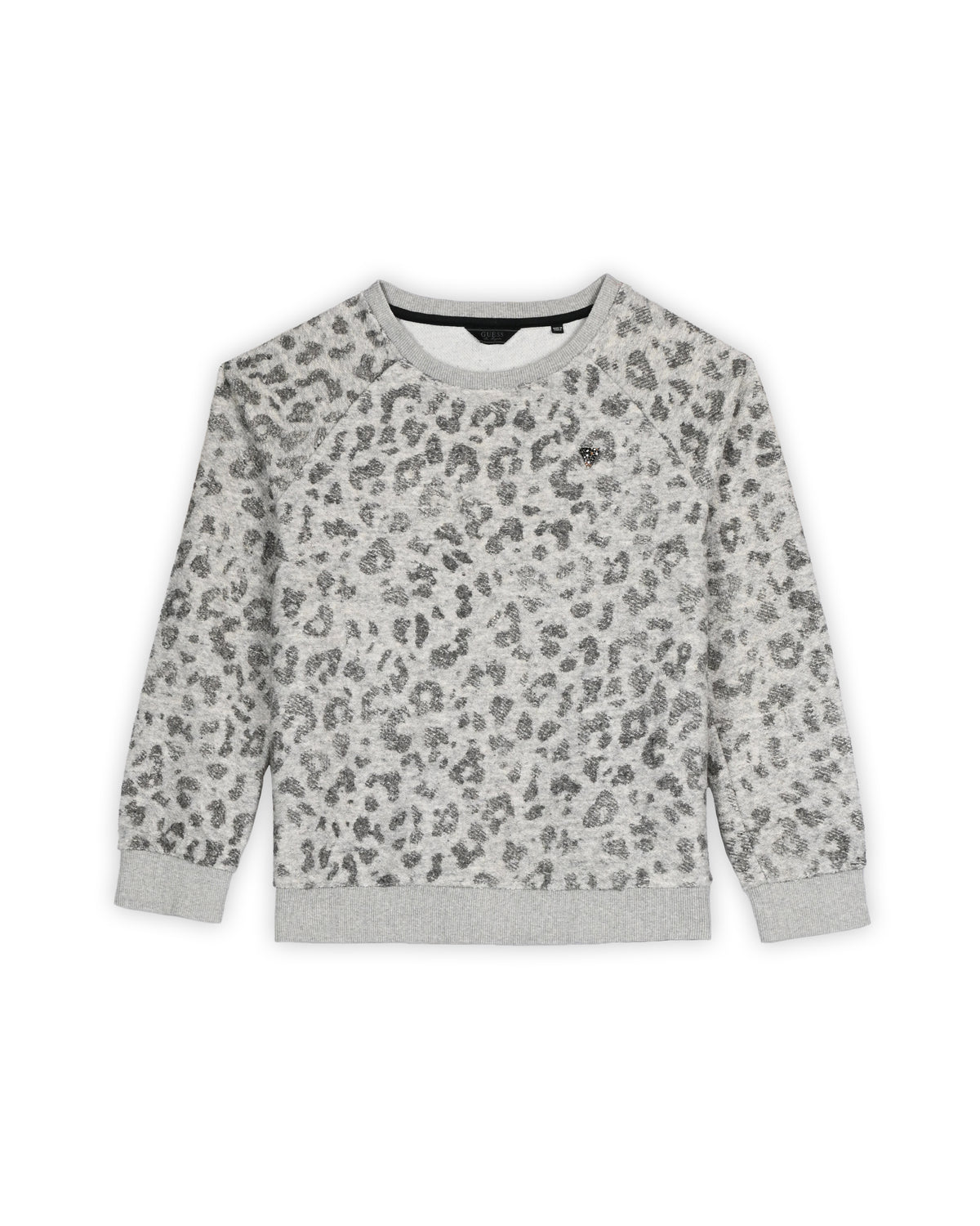 GUESS LEAPORD PRINT SWEATSHIRT - S