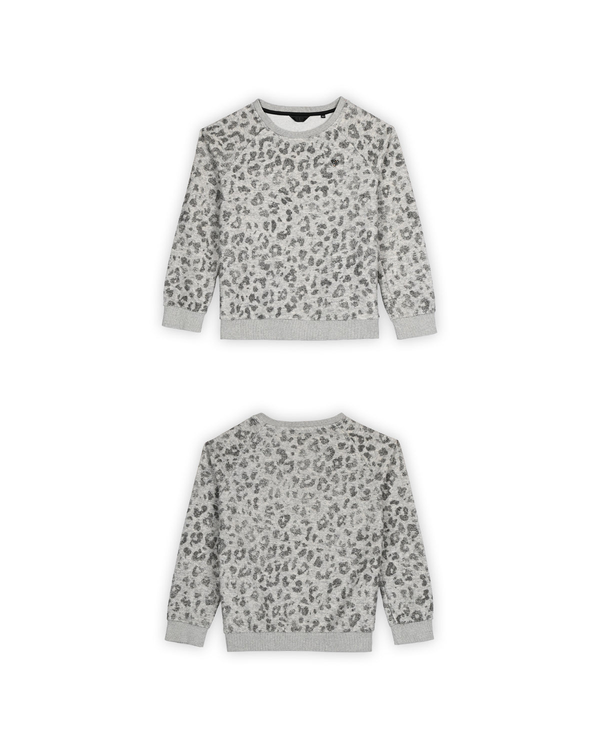 GUESS LEAPORD PRINT SWEATSHIRT - S