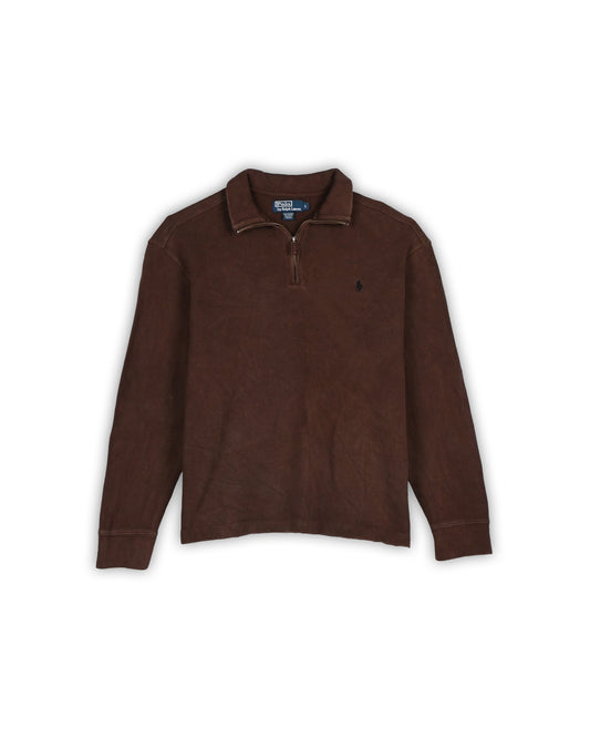 POLO RALPH LAUREN ZIPPER T-SHIRT - L