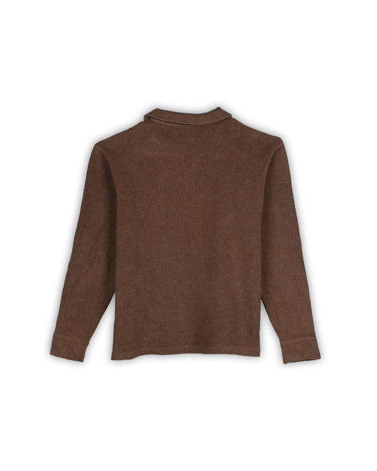 POLO RALPH LAUREN QUARTER-ZIP T-SHIRT - M