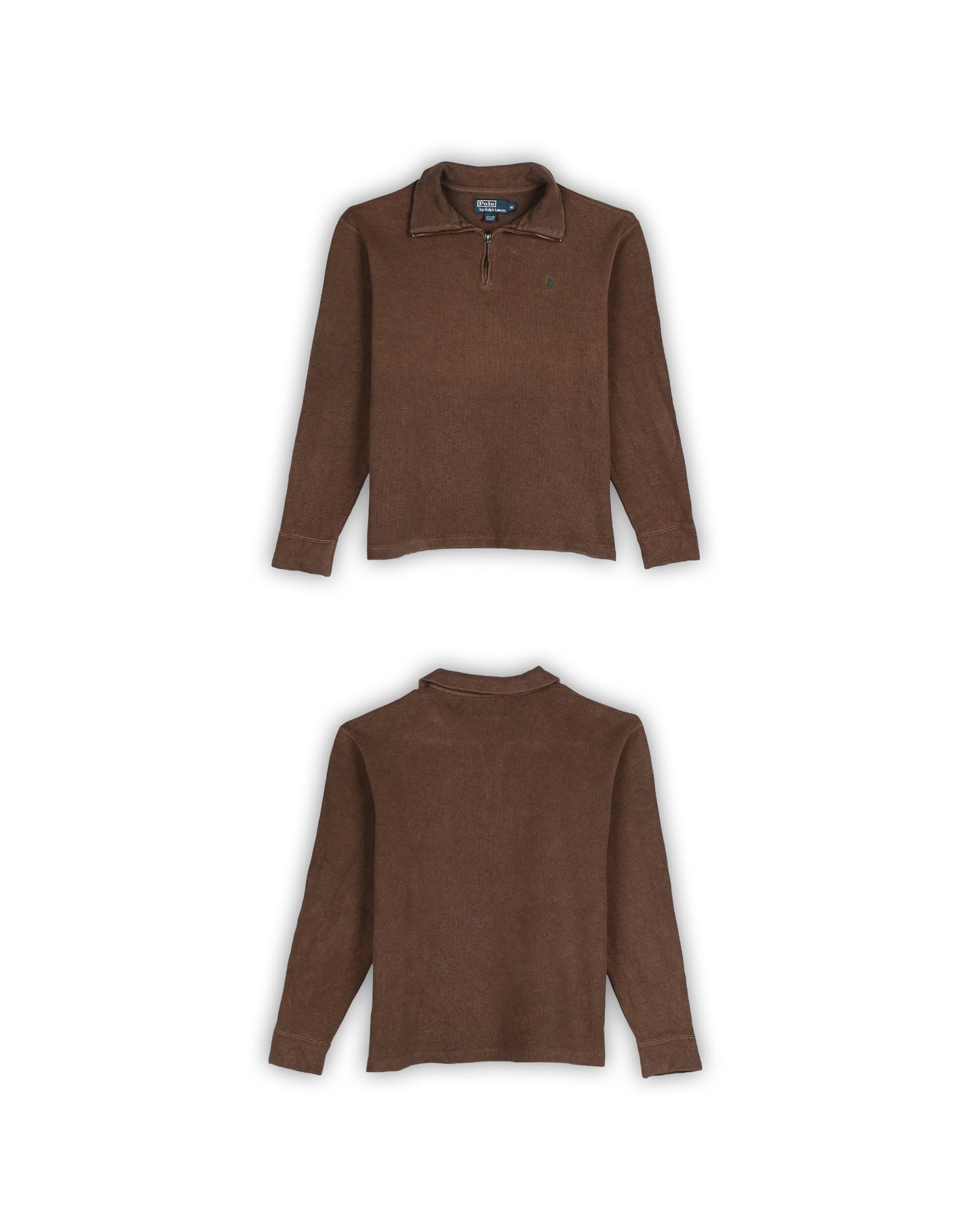 POLO RALPH LAUREN ZIPPER T-SHIRT - M