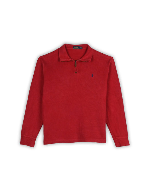 POLO RALPH LAUREN ZIPPER T-SHIRT - M