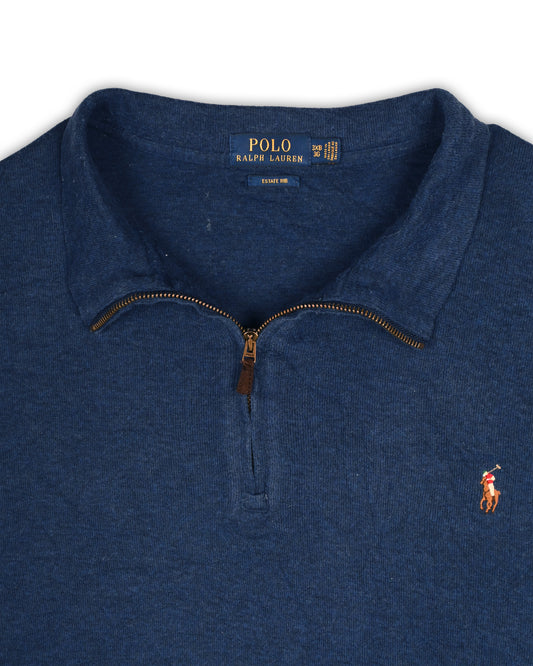POLO RALPH LAUREN QUARTER-ZIP T-SHIRT - XXXL