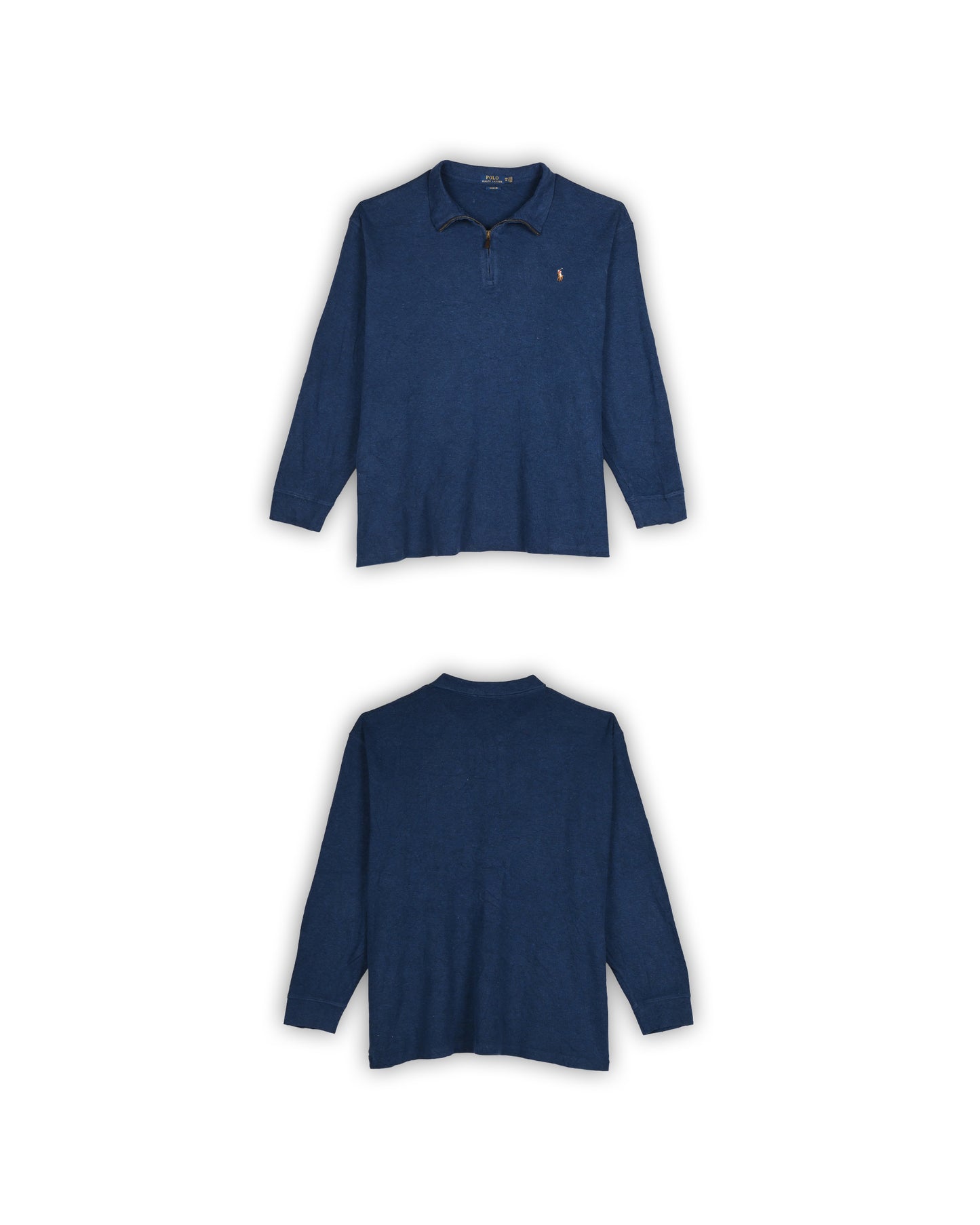 POLO RALPH LAUREN ZIPPER T-SHIRT - XXXL