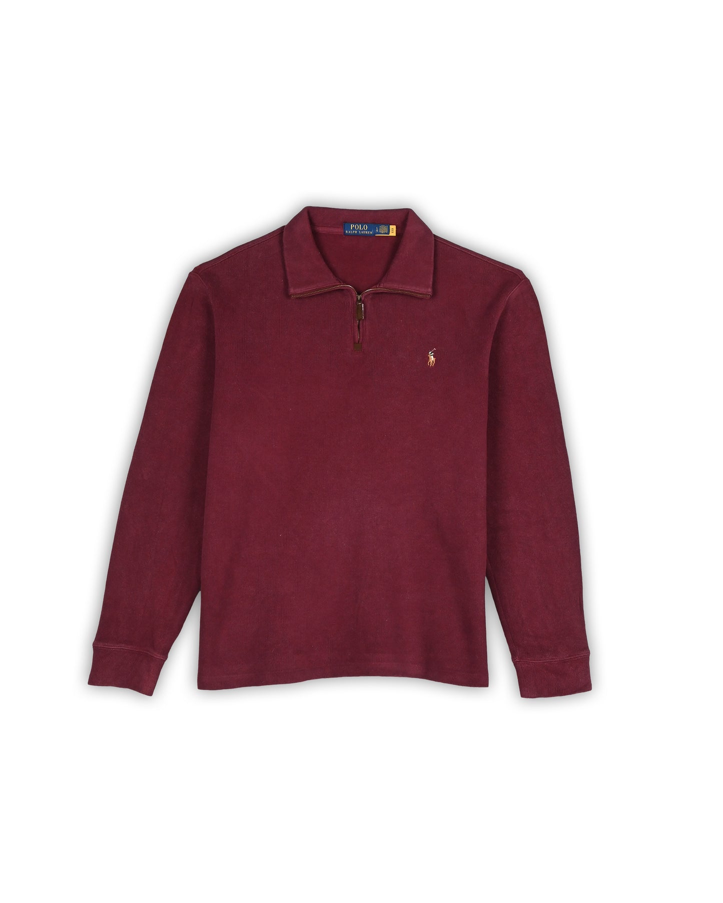 POLO RALPH LAUREN ZIPPER T-SHIRT - L