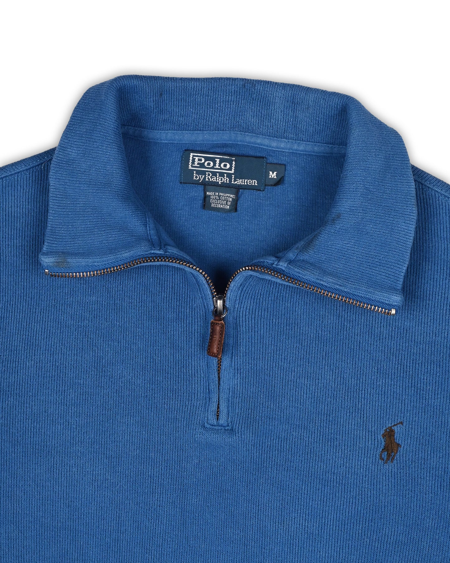 POLO RALPH LAUREN ZIPPER T-SHIRT - M