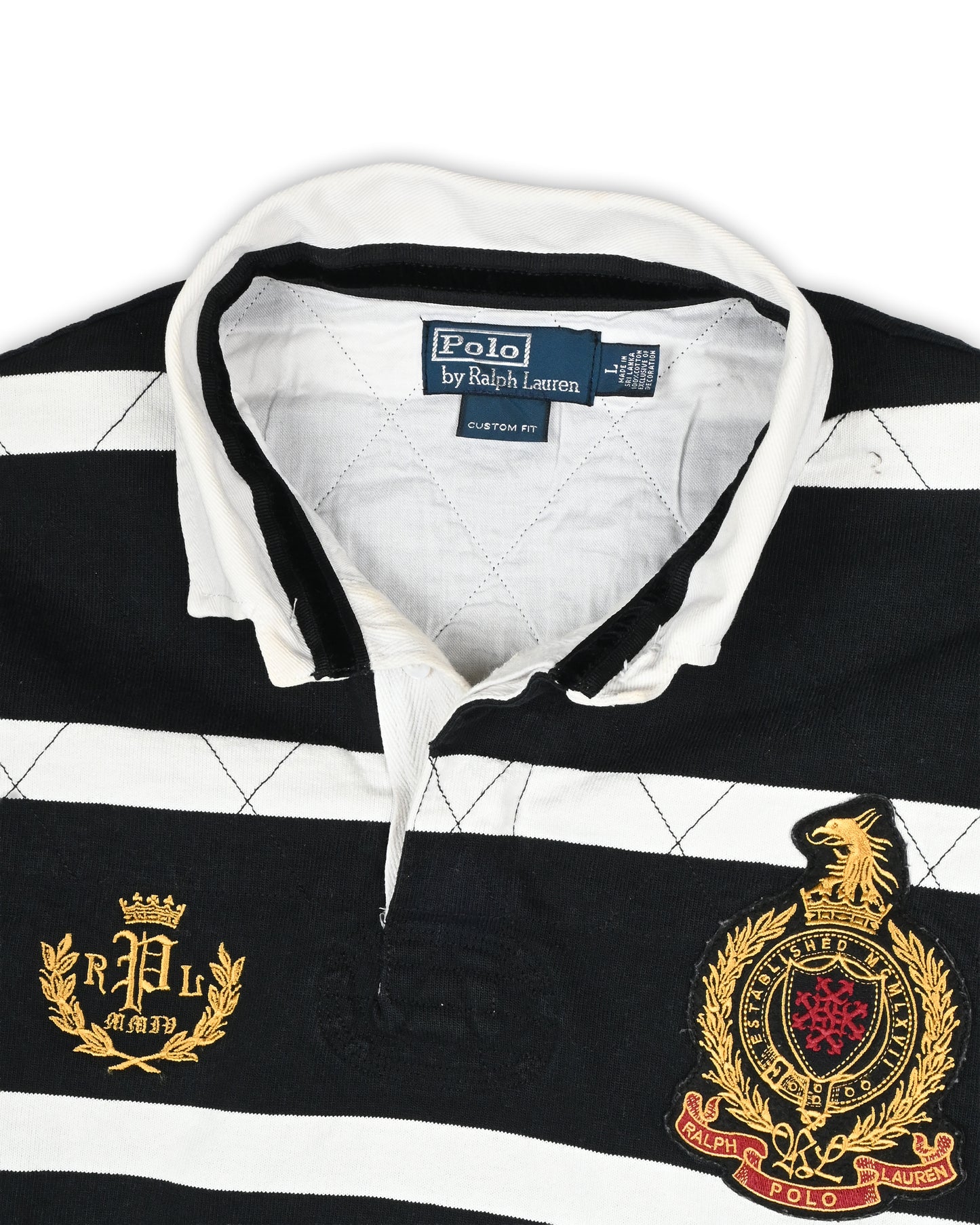 POLO RALPH LAUREN RUGBY T-SHIRT - L