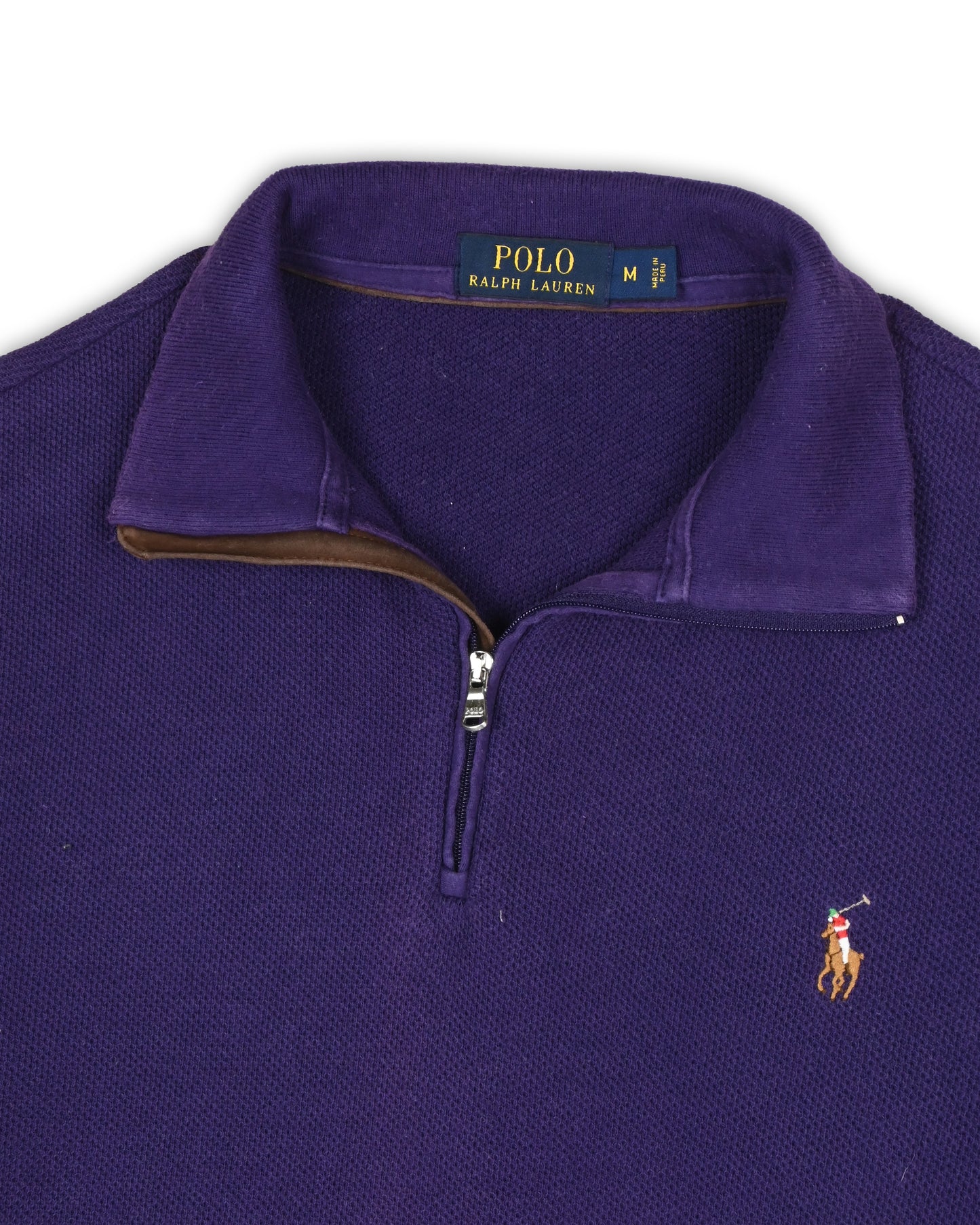 POLO RALPH LAUREN ZIPPER T-SHIRT - M