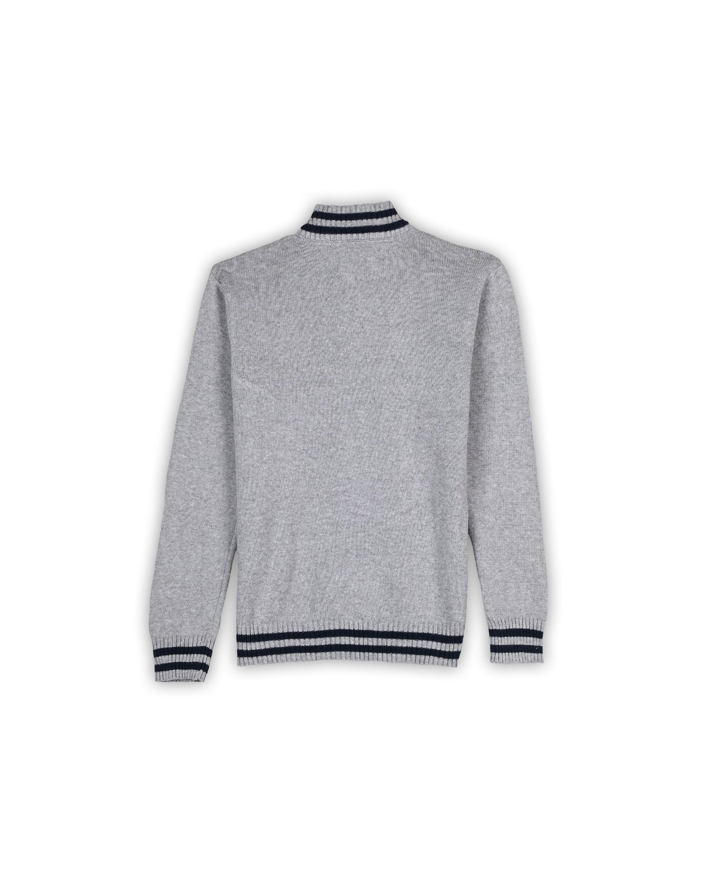 TOMMY HILFIGER ZIPPER SWEATER - L