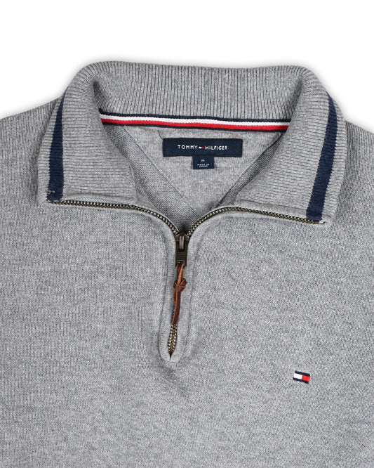 TOMMY HILFIGER ZIPPER T-SHIRT - M