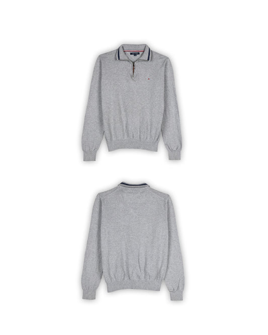 TOMMY HILFIGER ZIPPER T-SHIRT - M