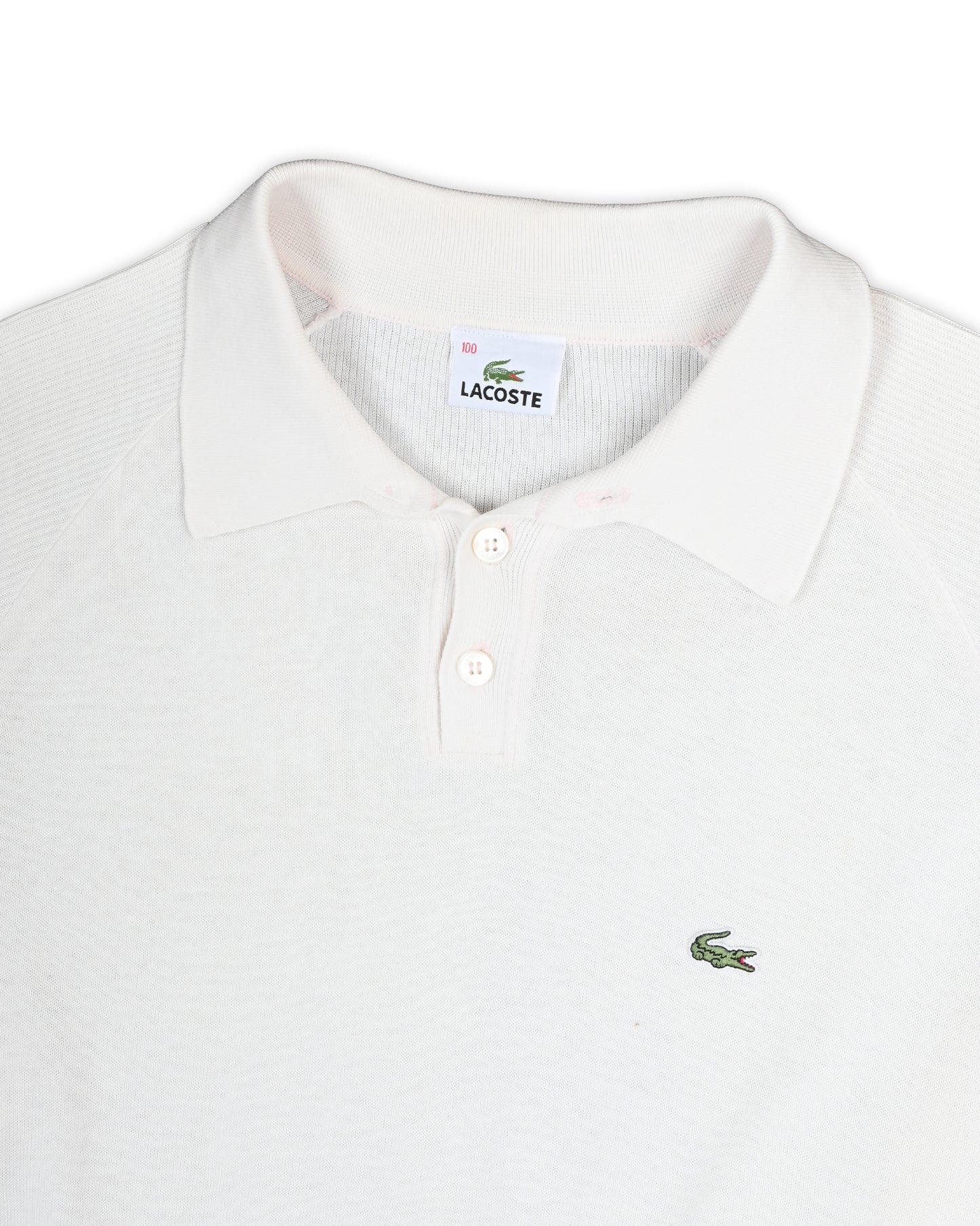 LACOSTE KNITTED T-SHIRT - M