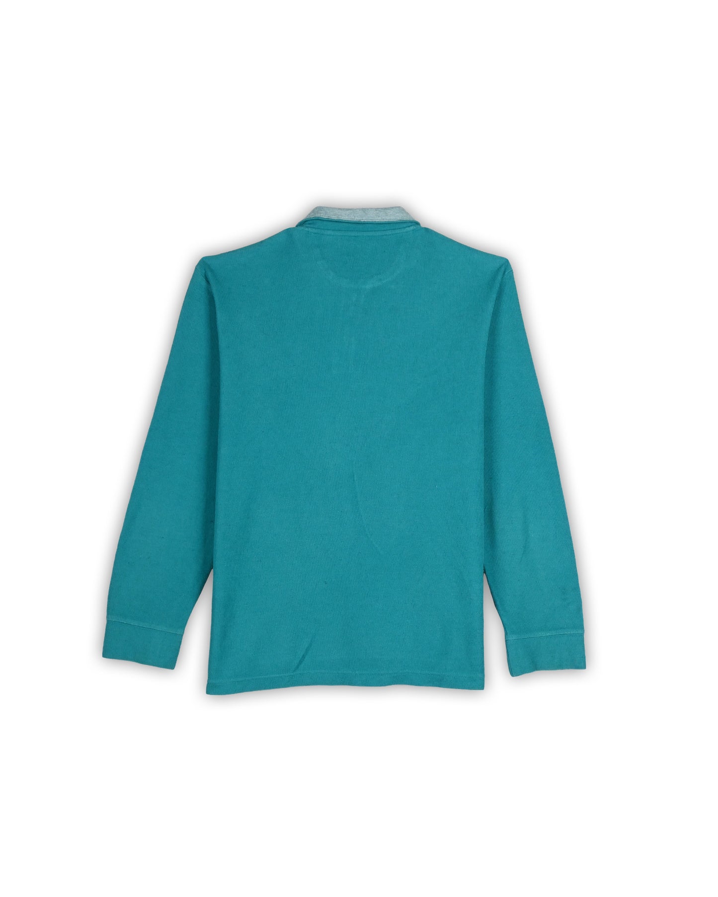 CHAPS QUARTER-ZIP T-SHIRT - L