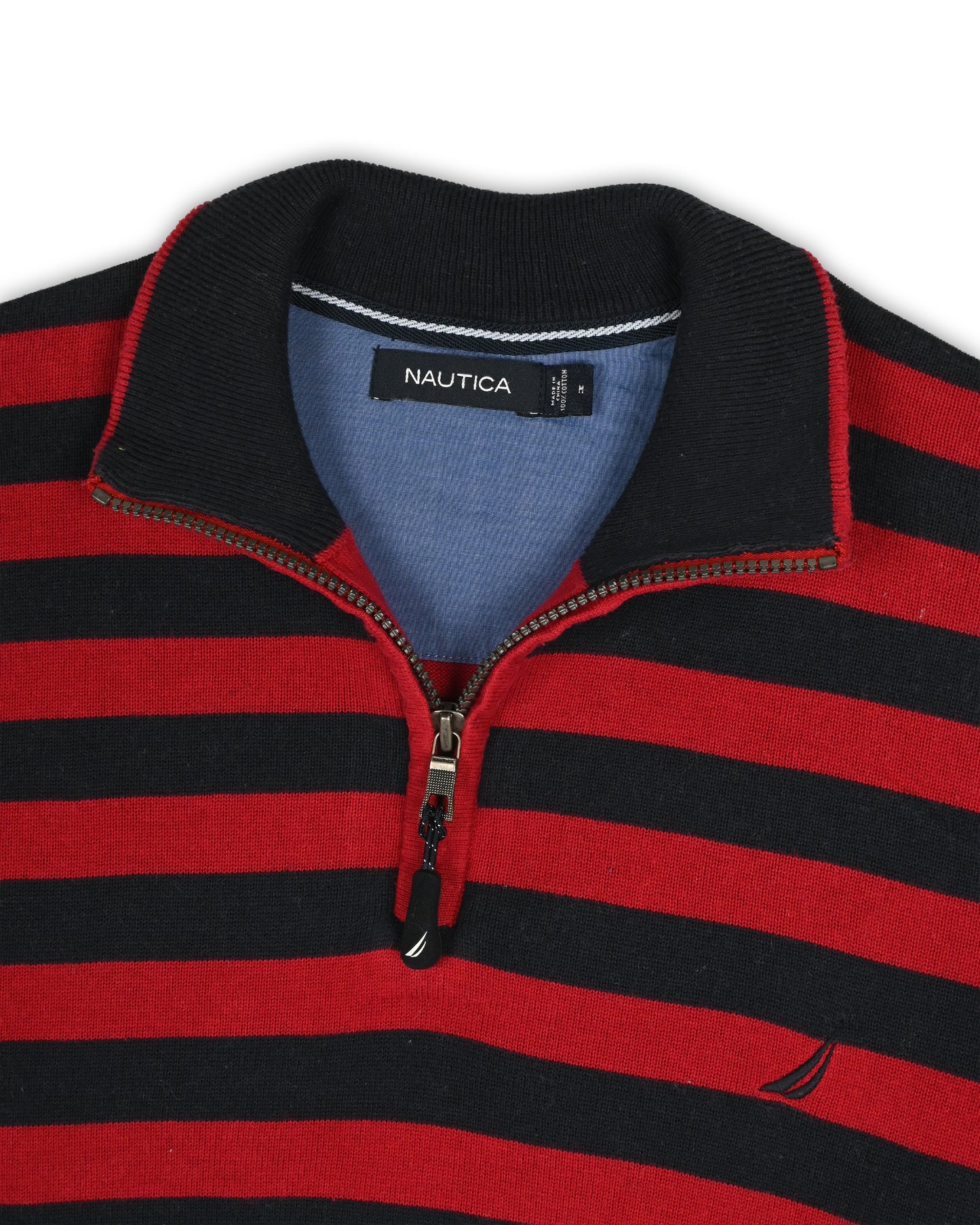 NAUTICA QUARTER-ZIP KNIT - M