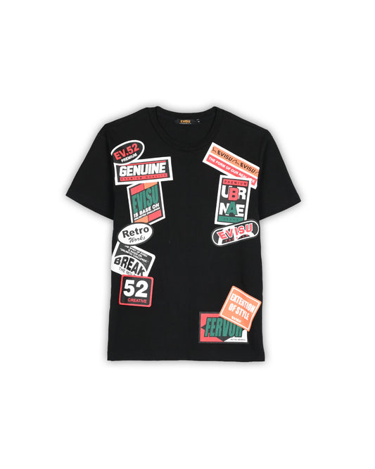 EVISU T-SHIRT - XS