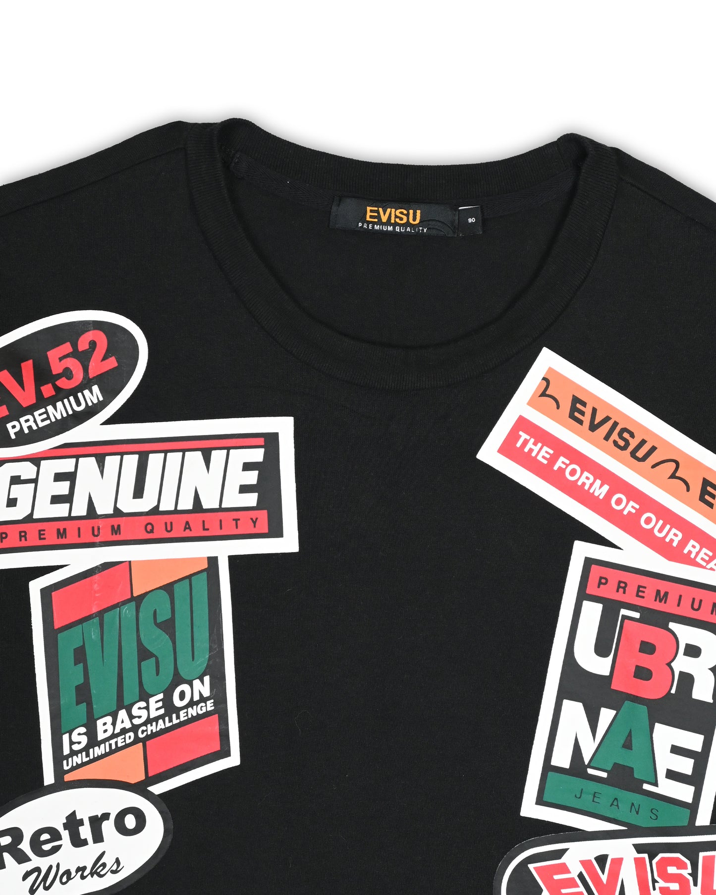 EVISU T-SHIRT - XS