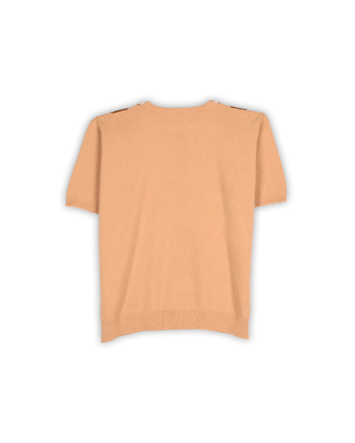 90'S BURBERRY KNITTED T-SHIRT - M